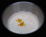 A picture of step 4 of Tarta de Santiago.