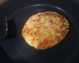 Foto del paso 11 de la receta: Hamburguesa de mijo, puerro, zanahoria y pimiento rojo