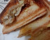 A picture of step 4 of Chicken & potatoes filled Sandwich 🥪.