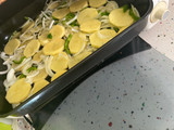 Dorada al horno con patata panadera