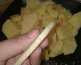 Foto del paso 1 de la receta: Tortilla de papa con cebolla y morrón