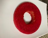 A picture of step 7 of Beetroot Bunt Dhokla.