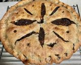 A picture of step 1 of Fig, 🍏, Dark cherry pie.