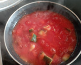 Foto del paso 3 de la receta: Alubias con calabacín y tomate. Vegetarianas