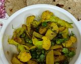 A picture of step 5 of Cauliflower Green Peas Vegetable.