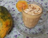 A picture of step 6 of Organic Papaya milk shake.