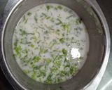 A picture of step 1 of Rice chila.
