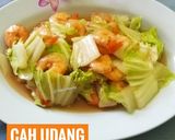 Foto langkah ke 3 dari resep Cah udang sawi putih #BandungRecook3_Pujiwinarni.