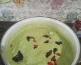 Foto langkah ke 3 dari resep Puding Roti Pandan (agar-agar).
