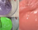 A picture of step 2 of Rainbow layer Bing Pi Mooncake(彩虹千層冰皮月餅).