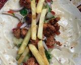 A picture of step 3 of Chicken wrap 🌯.