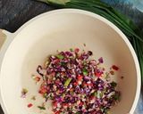A picture of step 4 of Gochujang Veg. Paratha - Korean Style.