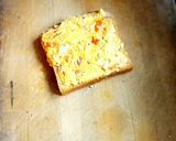 A picture of step 3 of Quick snacks |Rava bread masala toast.