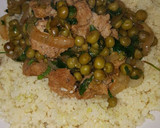 Foto del paso 5 de la receta: Cous cous con guisantes y soja (vegano)