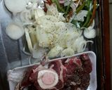 Foto del paso 1 de la receta: Salteadito de verduras con carne y huevos