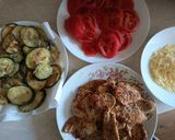 Cukkinis -csirkés rakottas recept fázis 2 fotója