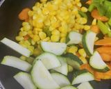 A picture of step 8 of Italian veg macaroni.