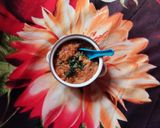 A picture of step 7 of Masala oats.