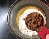 A picture of step 11 of Eggless Chocolate marble cake.