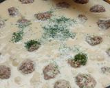 Kapros-tejszínes húsgolyók recept fázis 14 fotója