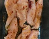 A picture of step 1 of My Spiced Roast Chicken pieces in Bang Bang Sauce. 🥰😘.