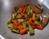 A picture of step 2 of Parwal Carrot Combo.