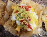 A picture of step 6 of Kurkurey katori chaat.