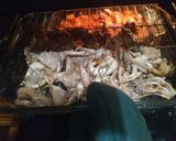 Foto del passaggio 13 della ricetta Insalata tiepida con patate dolci e funghi Pleurotus. Una vera delizia!