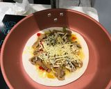 รูปขั้นตอนการทำที่ 3 ของ Quesadilla Truffle Mushroom