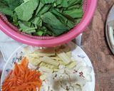 Gambar langkah 1 resipi Sayur campur.