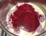 A picture of step 3 of Blueberry Panna Cotta.