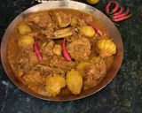 A picture of step 3 of Chicken masala curry.