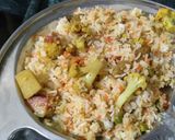 A picture of step 4 of Veg Biryani.