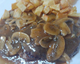 Foto del paso 6 de la receta: Entrecot con salsa confitada sobrasada y champiñones