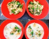 A picture of step 2 of Kale Noodle Quiche Cups.
