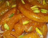 A picture of step 3 of Paneer/Chhena Jalebi.