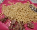 Foto del paso 5 de la receta: Fideos con salsa de espinacas