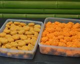 Foto langkah ke 6 dari resep Nugget Koin Bungkus Daun.
