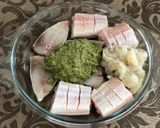 A picture of step 5 of Chettinad Fish Fry.