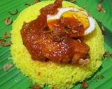 Foto langkah ke 5 dari resep Nasi Kuning dan Ayam Masak Merah (Khas Banjarmasin).
