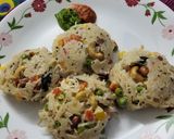 A picture of step 12 of Mix Vegetable Vermicelli idli.