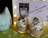 Une image de l'étape 1 de Café liégeois façon panna cota.
