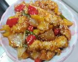 A picture of step 4 of Sweet and Sour Chicken Strips.