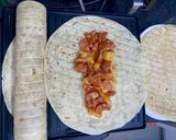 Foto del paso 4 de la receta: Chori queso (rapiditas express / burritos rápidos, pocos ingredientes) 🌯