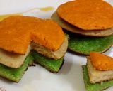 A picture of step 12 of Tricolour honey pancakes.