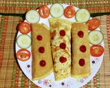 A picture of step 9 of Egg Mushroom Wrap.