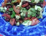 A picture of step 3 of Red bean salad.