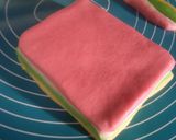Foto langkah ke 5 dari resep Bakpao Lapis Selai Stroberi.