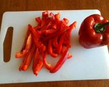 Foto del paso 1 de la receta: Pasta con crema de Morrones rojos