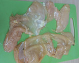 Foto del paso 1 de la receta: Filetes de pollo rellenos al horno